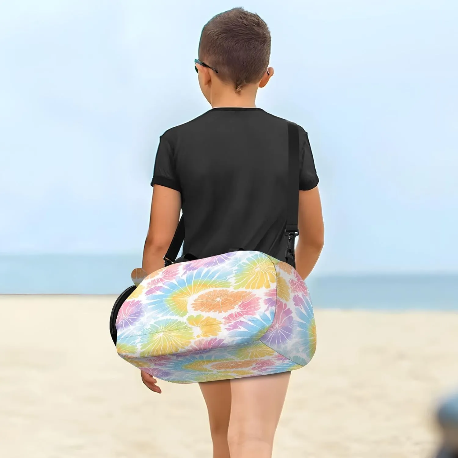 GuoChe Side Purse Crossbody with Shoes Compartment Beauty Small Shoulder Bag for Take a walk