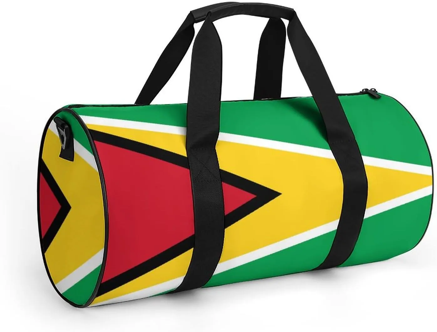 Guyana Flag Sports Duffel Bag for Men Women Dry Wet Separation Lightweight Tote
