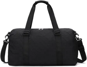 Gym Bag for Women and Men, Big Duffel Bag for Sports, Gyms and Weekend Getaway, Waterproof Sports Tote Bag with Shoe and Wet Clothes Compartments, Lightweight Travel Bag (black)