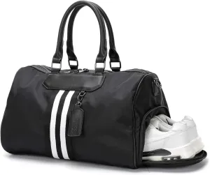 Gym Bag For Women, Overnight Weekender Bag For Women, Carry On Bag For Women, Tote Sport Workout Bag For Women Ladies-Dry Wet Separated Pocket-Nylon