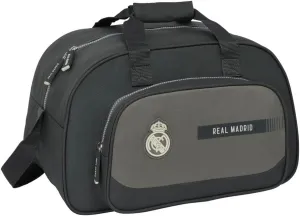 Gym Bag. Real Madrid sports bag. White and gray Madrid FC home kit 24/25 sports bag. Official Licensed R Madrid FC. Soccer equipment. Small gym. Large capacity with many pockets. 16x9x9 inch.