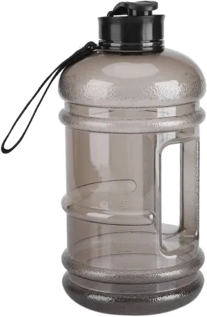 Half Gallon Water Bottle, Plastic Water Bottles Reusable Water Jugs Sports Jug with Handle for Camping Training Hiking Gym, 2.2 L
