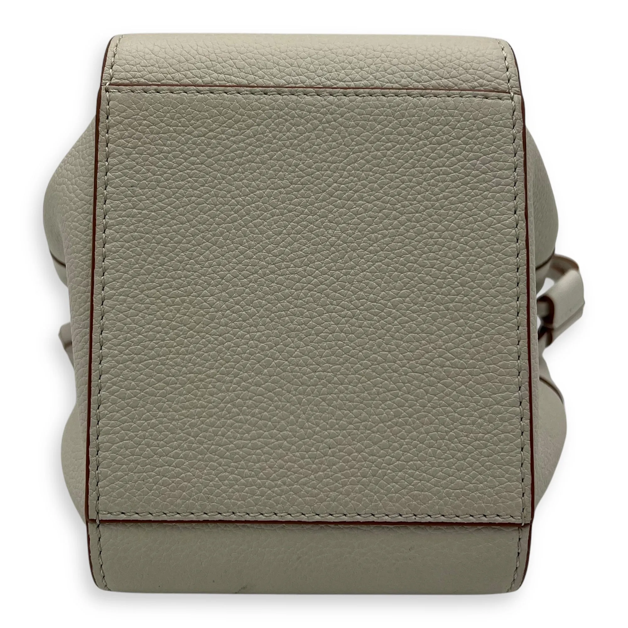 Hammock Crossbody Bag Mini White in Calfskin, Gold hardware