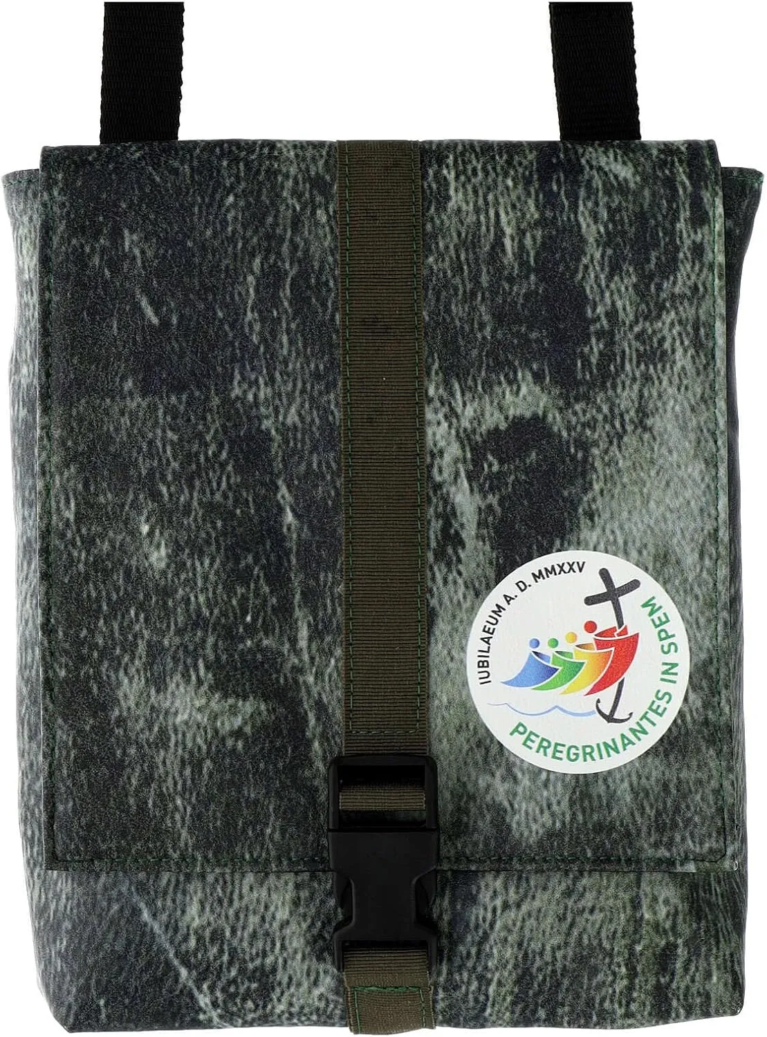 Handbag with 2025 Jubilee Official Logo in Latin, Green, 8x11 in