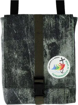 Handbag with 2025 Jubilee Official Logo in Latin, Green, 8x11 in