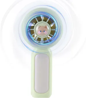 Handheld Fan Rechargeable | Small Desk Hand Held Fan | High Speed, Lightweight Cooling Camping Supplies for Kids Adults Travel Outdoor