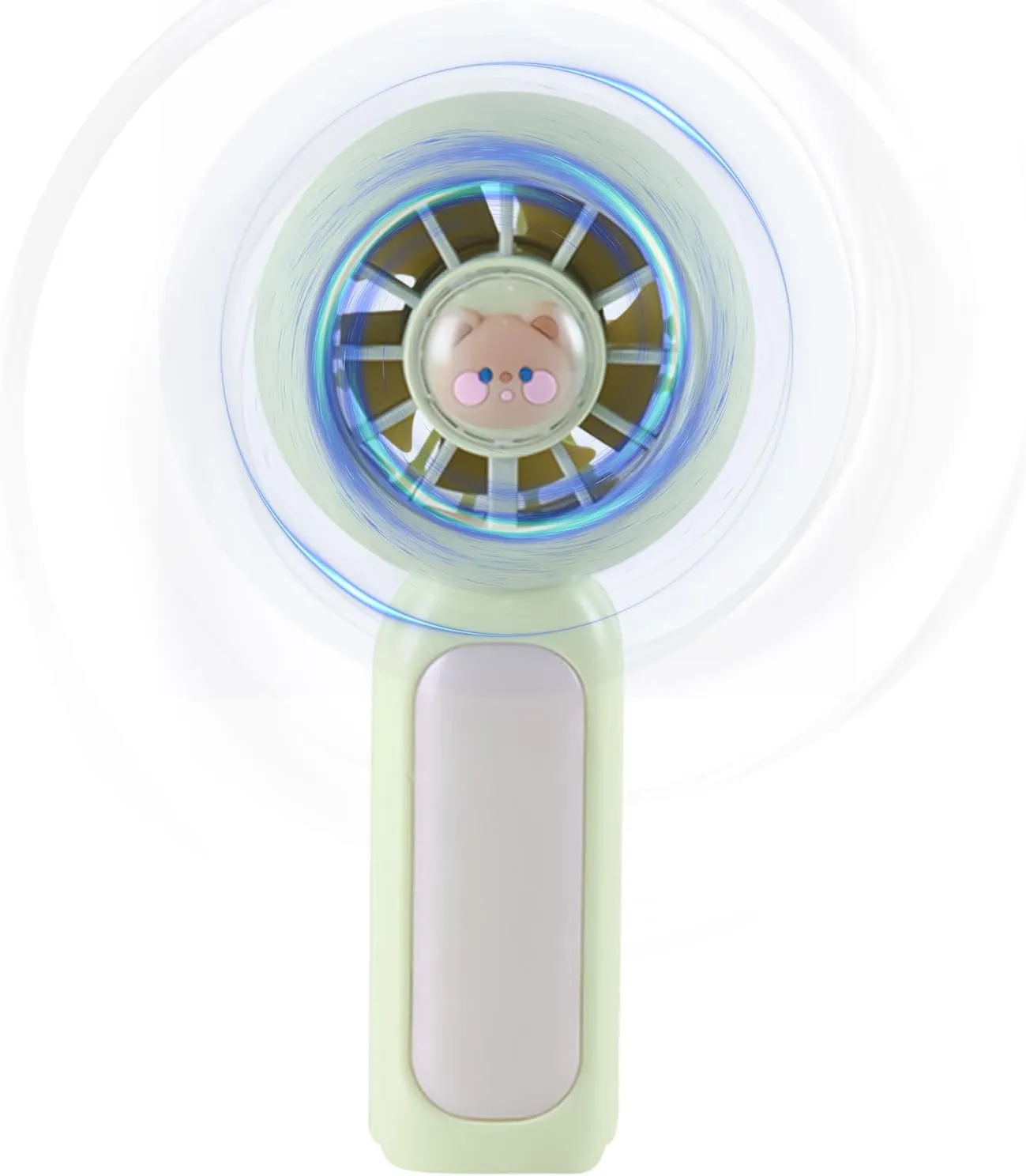 Handheld Fan Rechargeable | Small Desk Hand Held Fan | High Speed, Lightweight Cooling Camping Supplies for Kids Adults Travel Outdoor