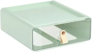 HBJWOV Desktop Storage Box With Lid Sundries Kitchen Organizer Toy Storage Baskets Home Supplies(E)