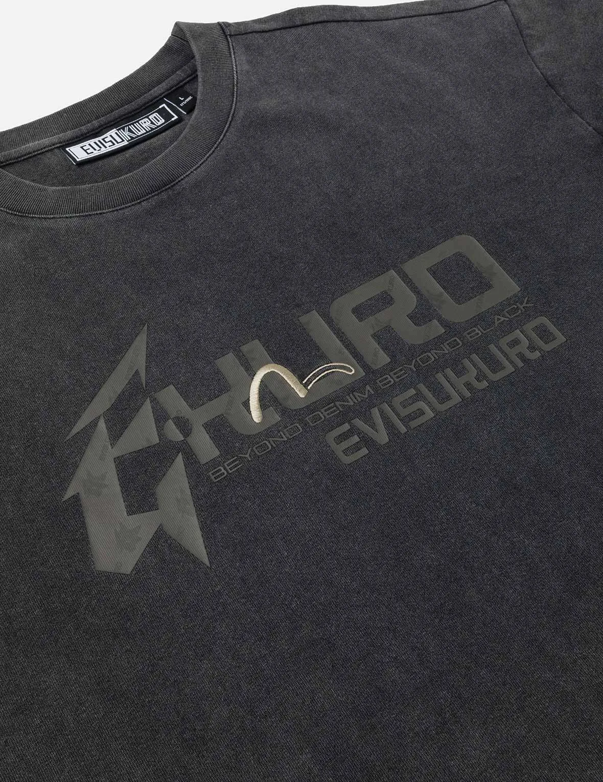 Heavy Washed Regular Fit 2-in-1 Long-Sleeve T-Shirt