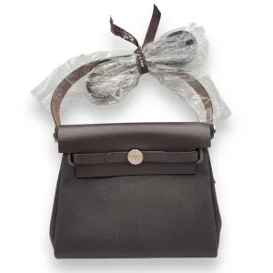 Herbag Mini Ebene in Vache Hunter/Toile H, Palladium hardware