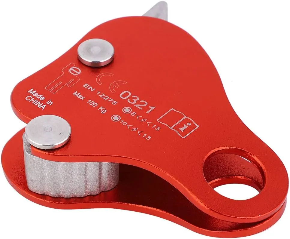 High Altitude Climbing Rope Grab Metal Lock Equipment for Outdoor Mountaineering Rock Climbing