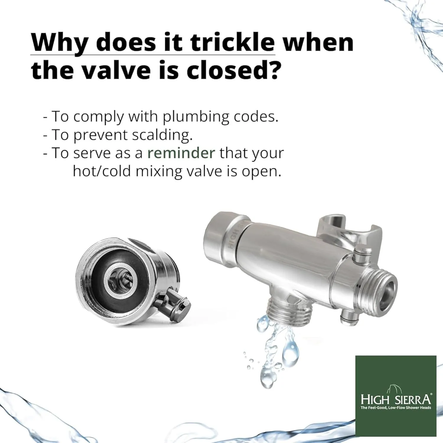 High Sierra Showerheads® - Solid Metal 1.8 GPM Low-Flow 4-Way Classic Shower Head and Handheld Combination w/Slip-Free Grip - Oil Rubbed Bronze