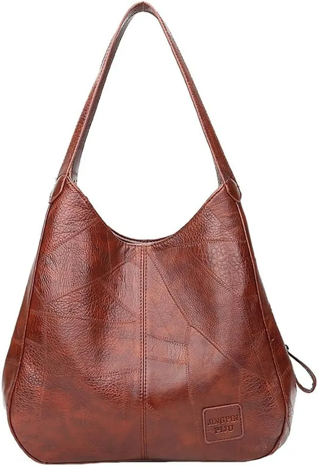 Hobo Bags for Women Soft Vegan Leather Shoulder Handbag Fashion Lightweight Tote Handbag and Purses