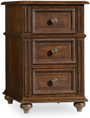 Hooker Furniture Leesburg Chairside End Table in Mahogany