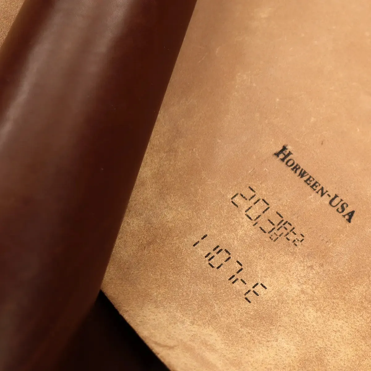 Horween Brown Vegetable Tanned Leather 3-4 oz.