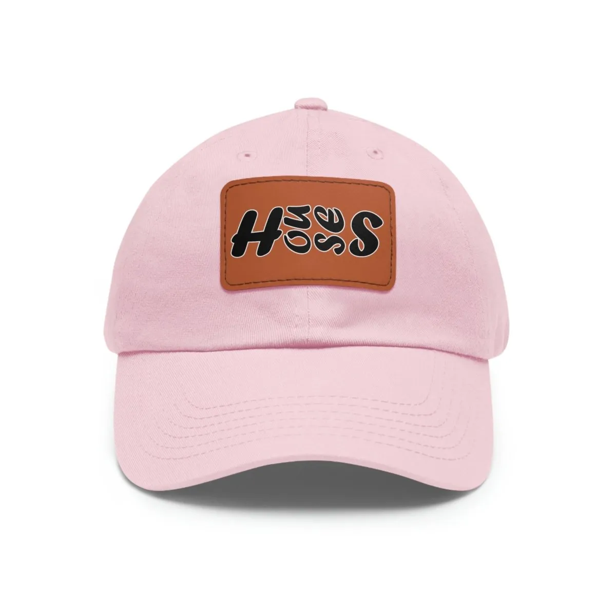 Houses Side-Scroll Bold Hat with Leather Patch