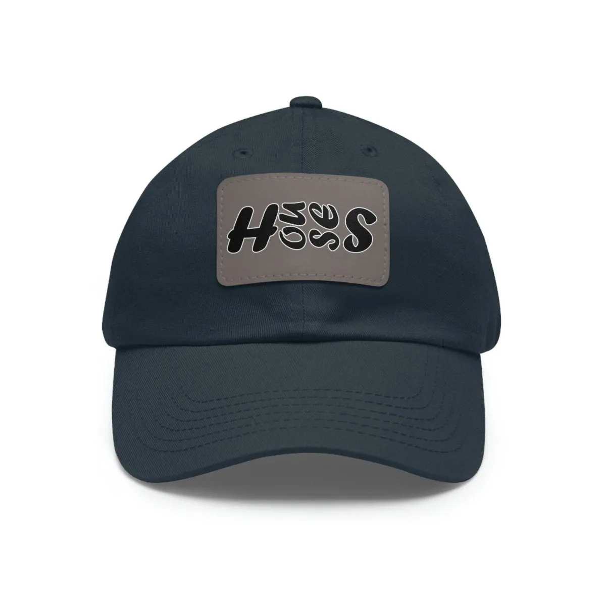Houses Side-Scroll Bold Hat with Leather Patch