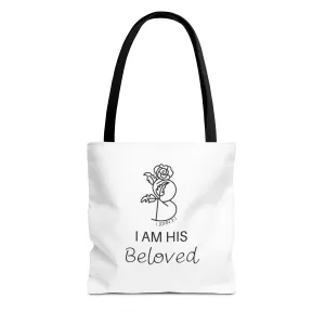 I am His Beloved Rose Tote Bag