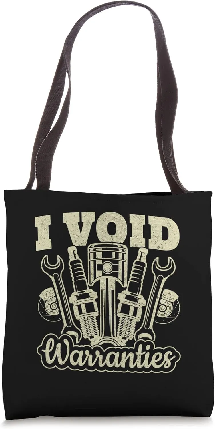I Void Warranties - Car Enthusiast Funny Tote Bag