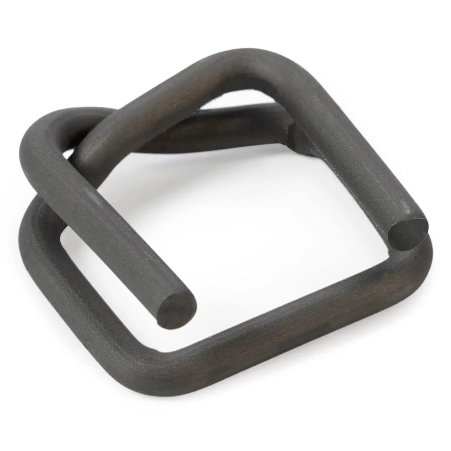 IDL Packaging Phosphate Cord Strapping Buckles 3/4", Pack of 500 - Heavy-Duty Metal Buckles with Phosphate Coating for Woven Cord Strapping - Reusable Metal Buckle for Strapping - SKU BP-34-500