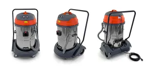 Industrial Vacuum Cleaner Wet/Dry - 2 Motors - 21 Gallon JM773