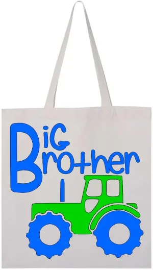 inktastic Big Brother Tractor Tote Bag