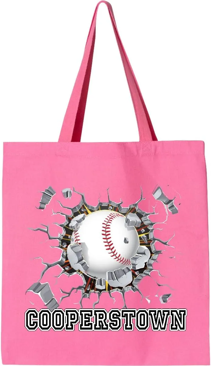 inktastic Cooperstown Baseball Breakthrough Tote Bag