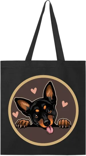 inktastic Miniature Pinscher Dog Cute Tote Bag