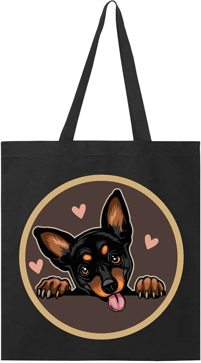 inktastic Miniature Pinscher Dog Cute Tote Bag
