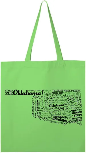 inktastic Oklahoma State Word Salad Tote Bag