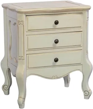 International Caravan Furniture Piece Windsor Three Drawer Table
