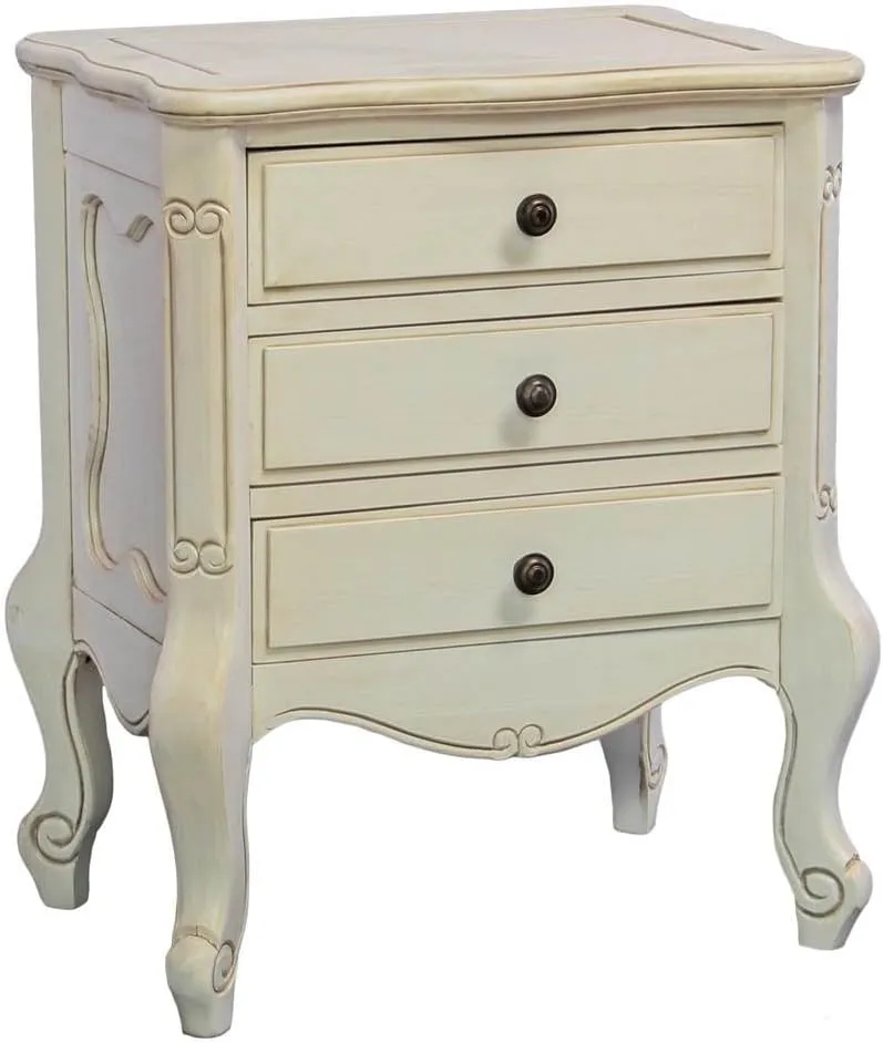 International Caravan Furniture Piece Windsor Three Drawer Table