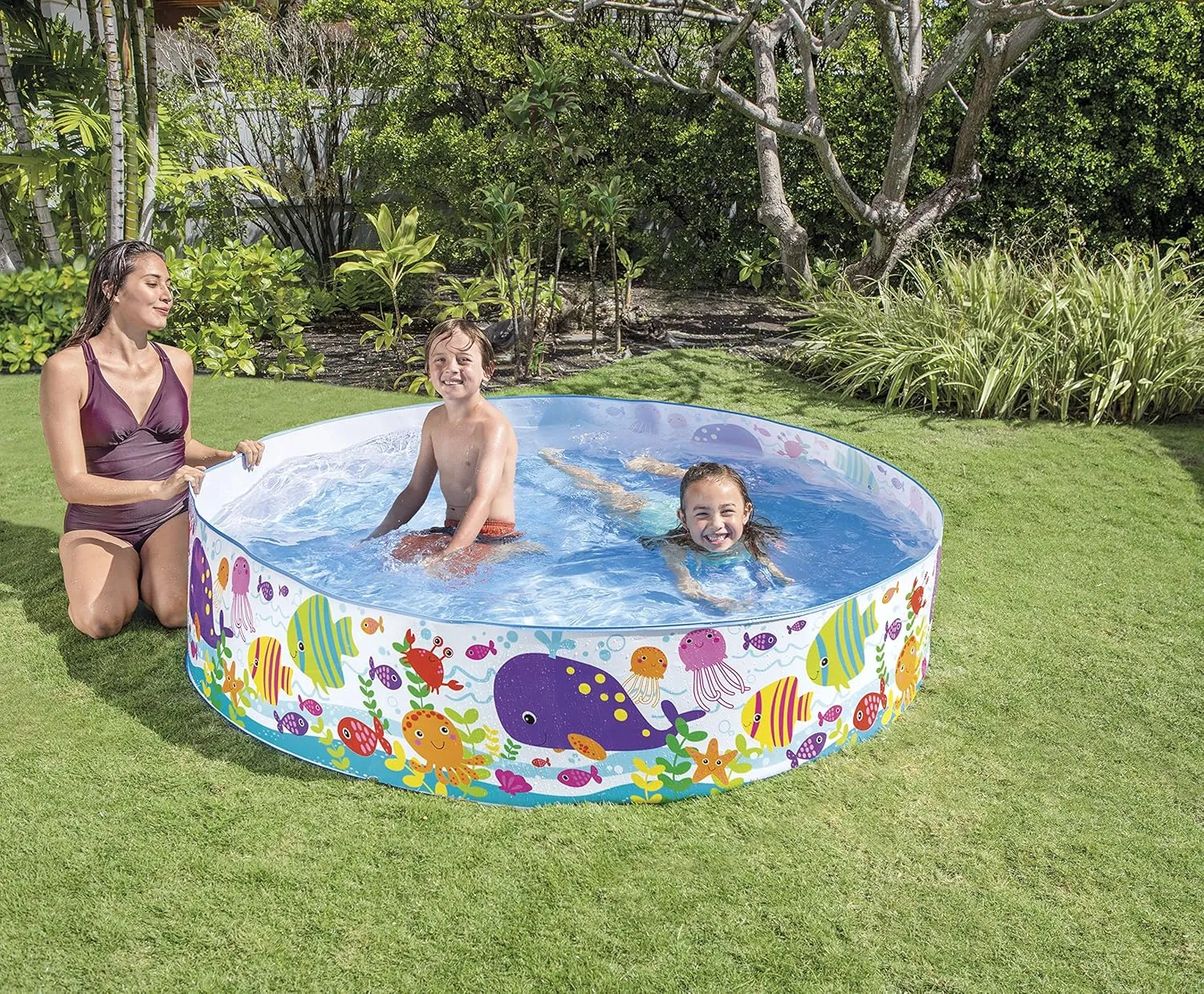 Intex John Adams 6' Ocean Play Snapset Pool by