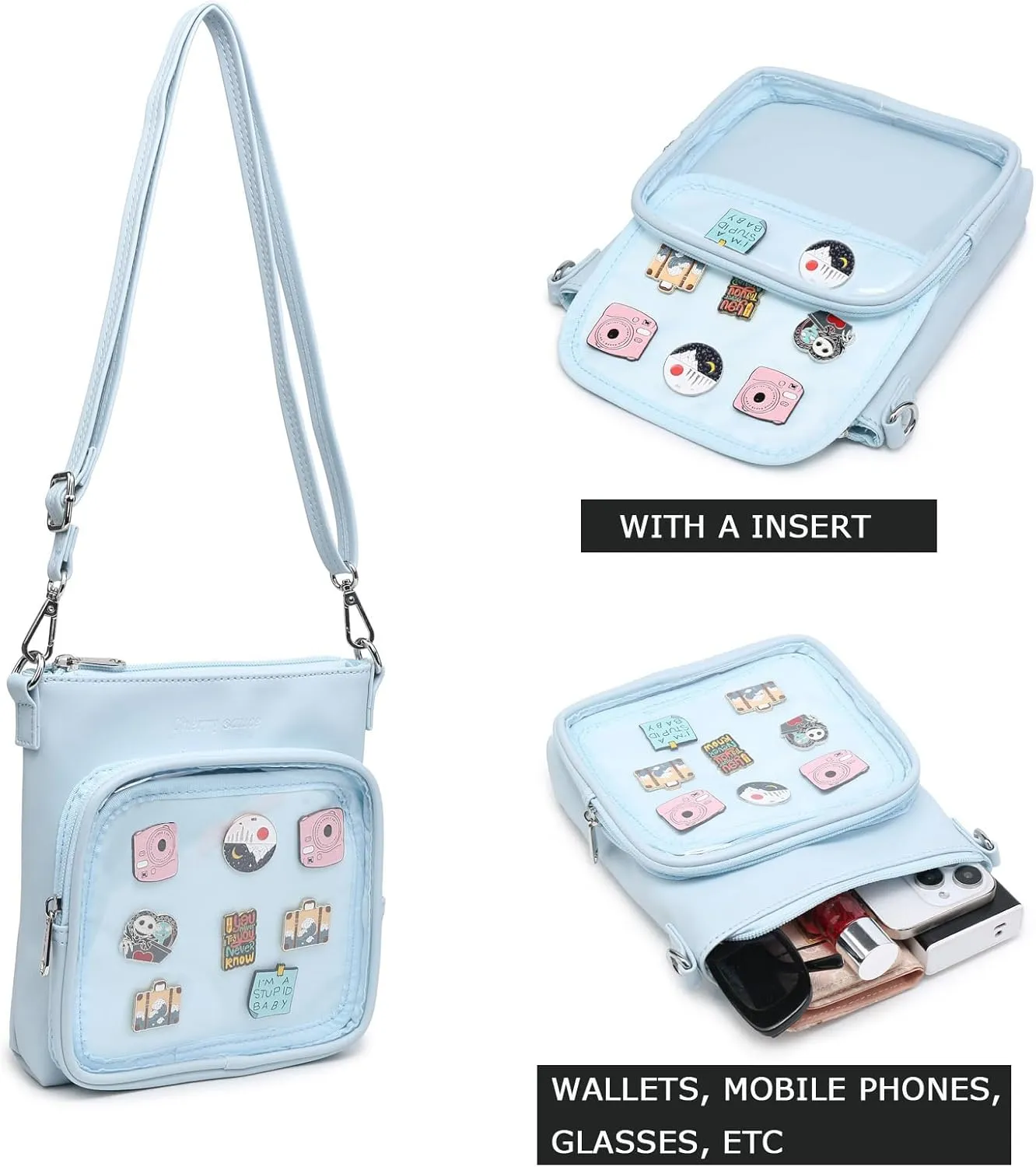 Ita Bag Crossbody Bag Mini Small Purse Shoulder Bags for Anime Display