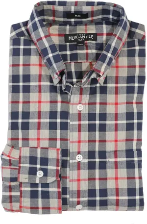 J.Crew Mercantile Men's Slim Fit Flex Washed Shirt