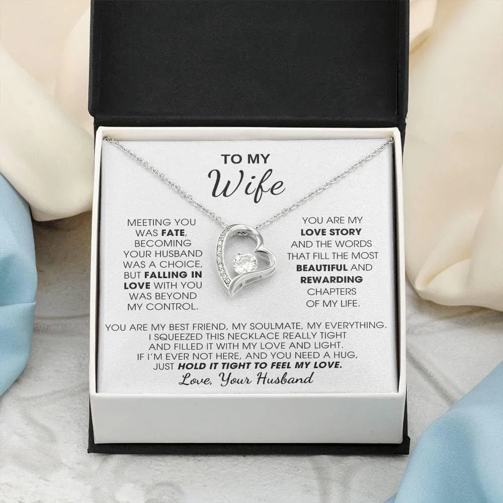 Jewelry To My Wife - Forever Love Necklace, Soulmate, Christmas Birthday Gift