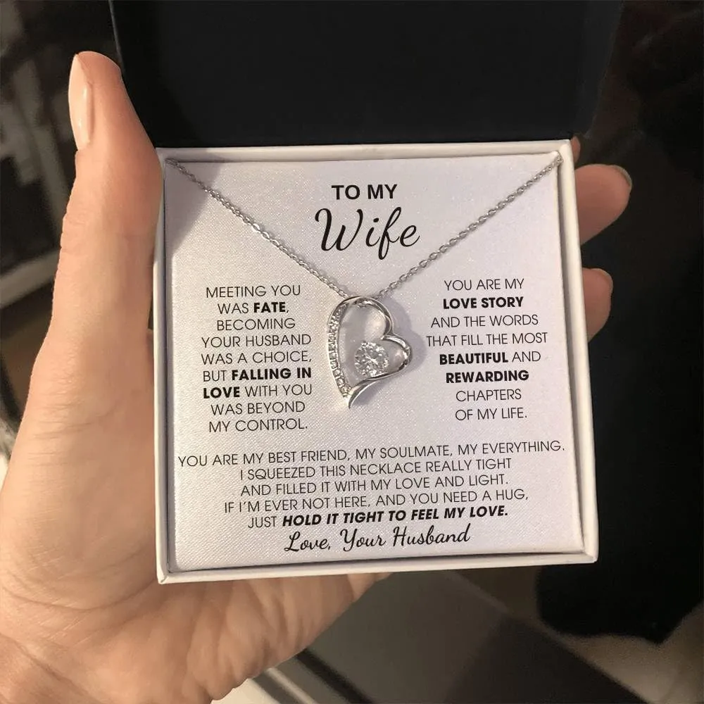 Jewelry To My Wife - Forever Love Necklace, Soulmate, Christmas Birthday Gift