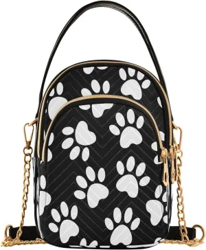JSTEL Small Crossbody Bag for Women with Compartments,Long Strap Crossbody Purse Polyester Phone Purse Wallet