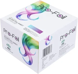 Just Home Pop Up Hair Highlighting Foils | Pre – Cut Aluminium Sheets for Bleaching, Highlighting, Color, Lightening | Ready to Use Silver Sheets | Pack of 6 (3000 Sheets)