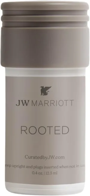 JW Marriott Rooted Mini Home Diffuser Refill - Works with Plug in Wall Diffuser - Luxury Hotel Collection - Scent Notes of Sycamore, Sage, Cedarwood, Sandalwood, and Amber - Rooted Fragrance