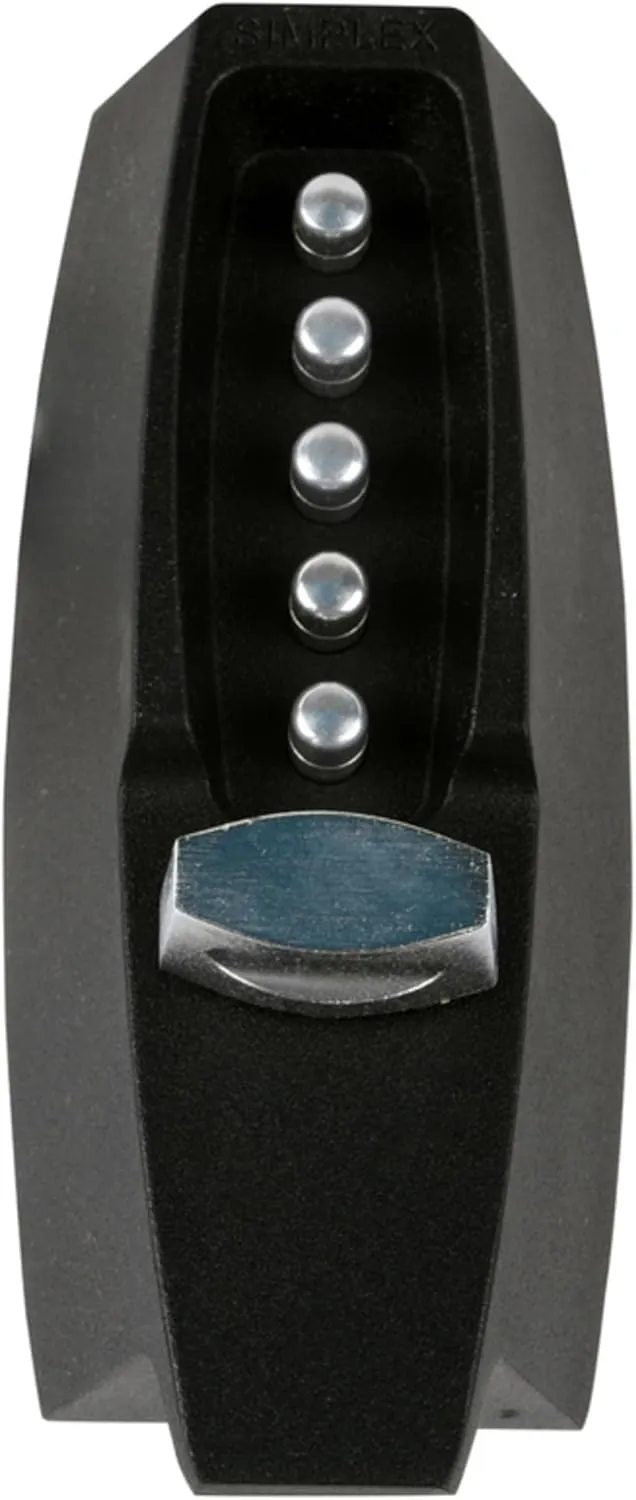Kaba Simplex 7108-19-41 Black Combination Lock, Metal