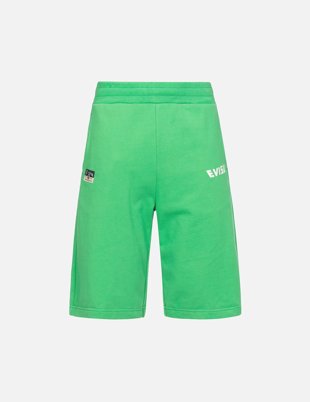 Kamon Print Regular Fit Sweat Shorts