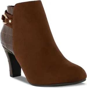 Karen Scott Women's Koraa Strapped Dress Booties - Black 8 Medium
