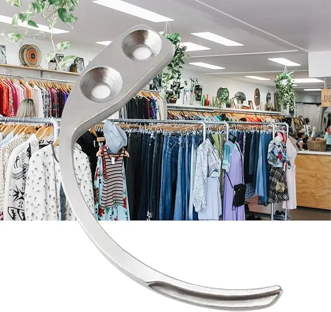 Key Detacher Handheld Pin Opener Tag Detacher Hook Security Tag Lock Key Tag Remover Used for EAS Hard Tag (1PCS)