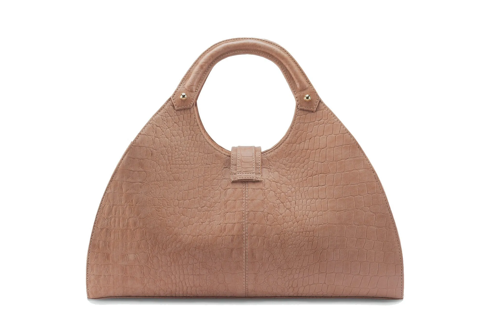 KIMBERLEY - Tan, Embossed Crocodile