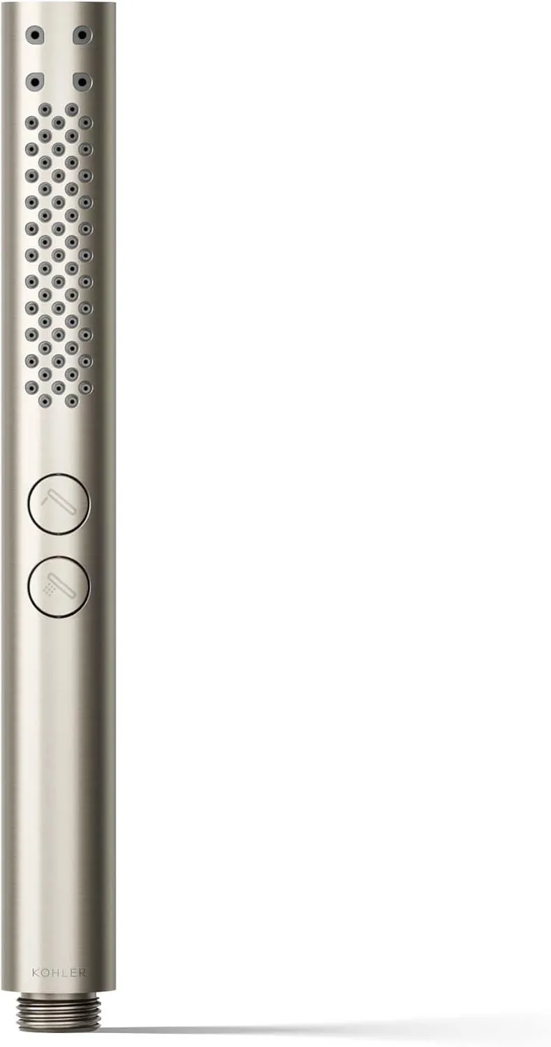 KOHLER 21335-G-BN Shift   Round Two-Function Handshower, Handheld Showerhead with 2 Spray Settings, 1.75 GPM, Vibrant Brushed Nickel