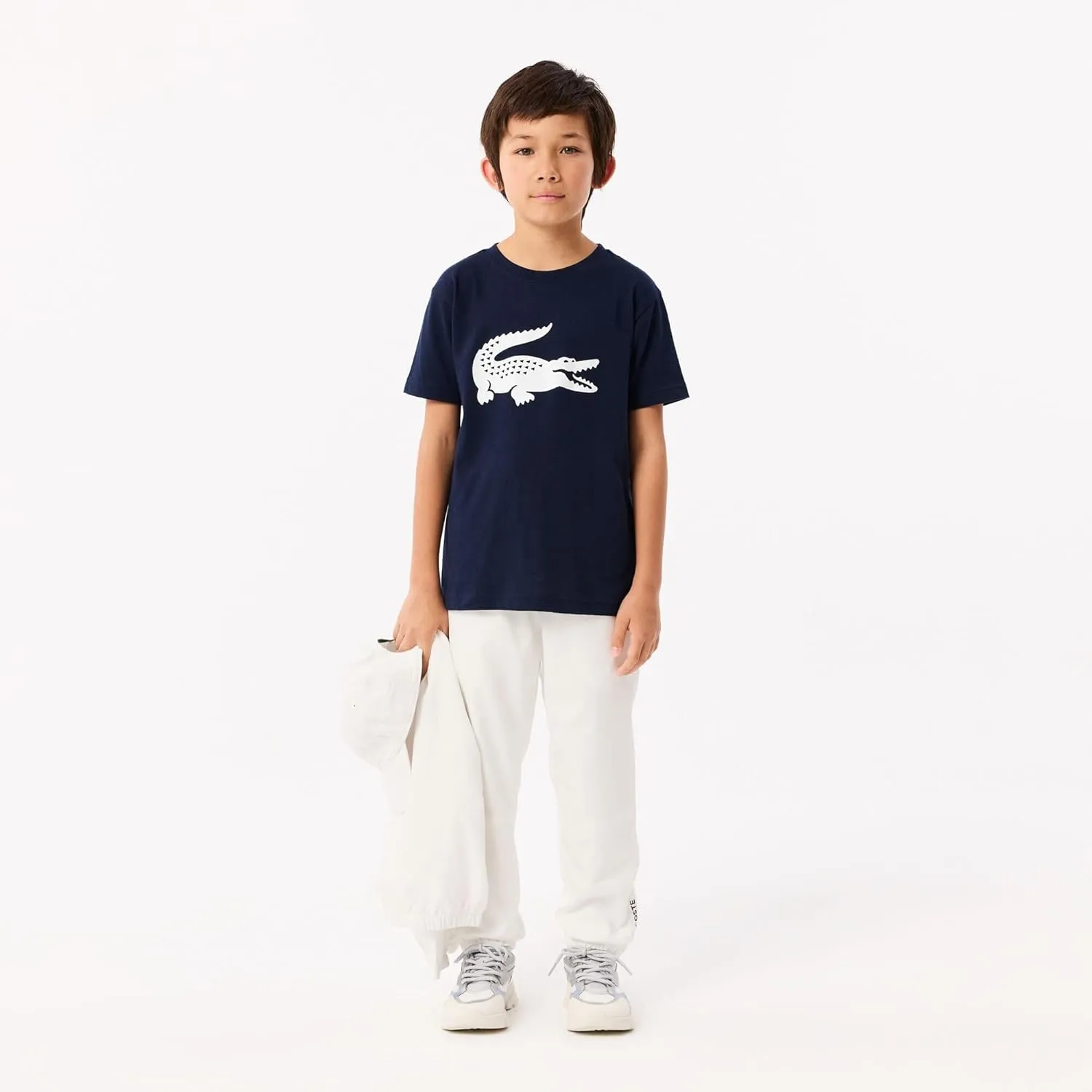 Lacoste Boys' Oversized XXL Logo Tennis T-Shirt