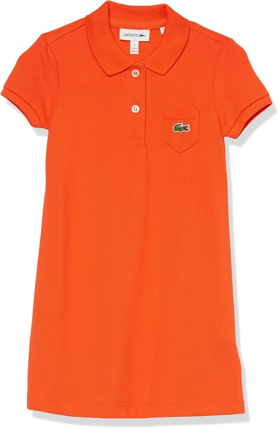 Lacoste Girls' Cotton Polo Dress