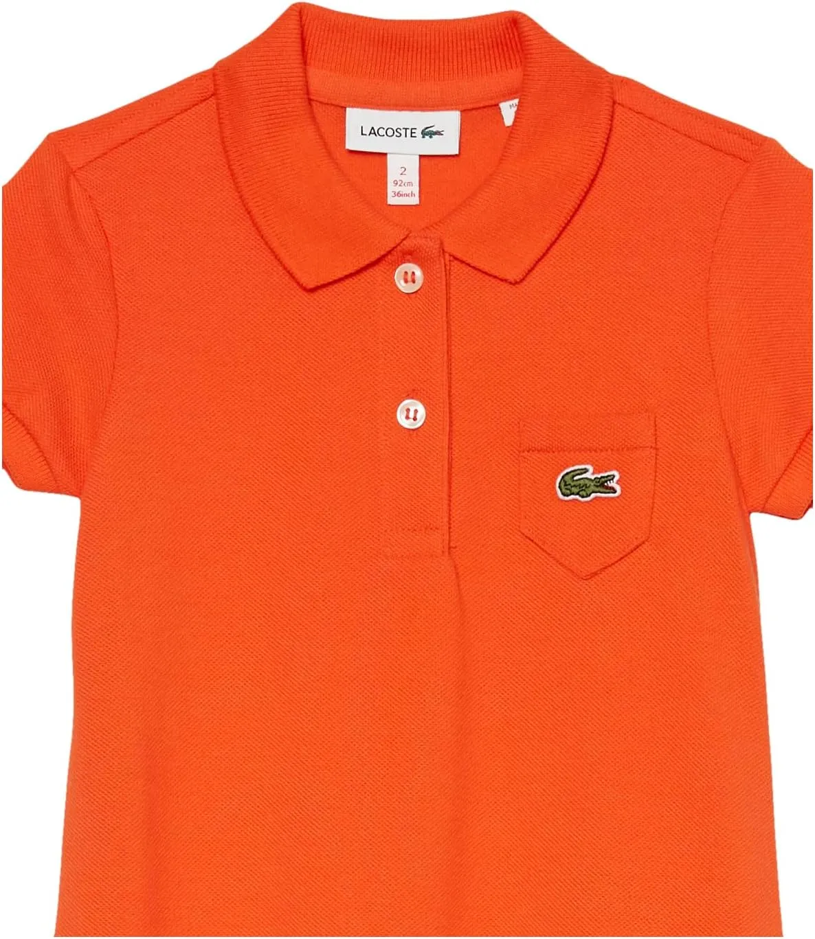 Lacoste Girls' Cotton Polo Dress