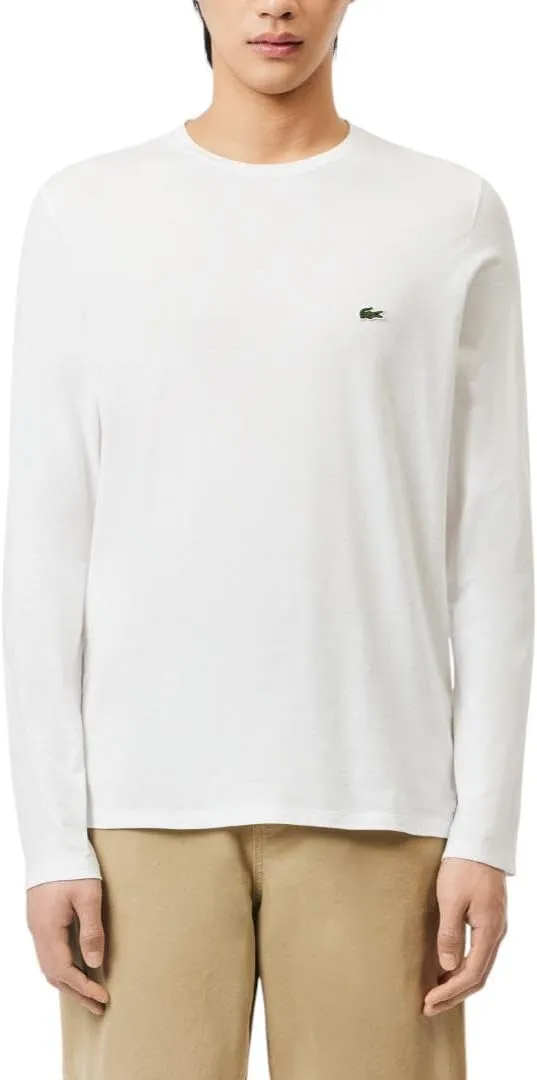 Lacoste Long Sleeve Pima Jersey Crewneck T-Shirt Shirt